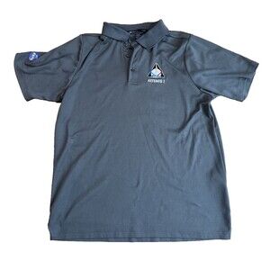 NASA Artemis 1 Men’s Polo Shirt Size Medium Employee Staff Authentic Shirt Gray